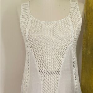White Crochet Festival LaceEtherial Fantasy Fairy Dream Sheer Layering Dress